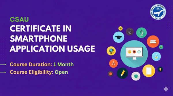 Certificate in Smartphone Application Usage